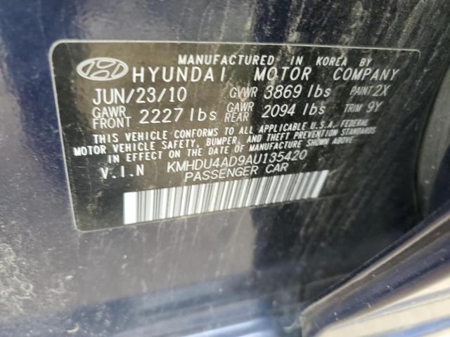 Photo 9 VIN: KMHDU4AD9AU135420 - HYUNDAI ELANTRA BL 