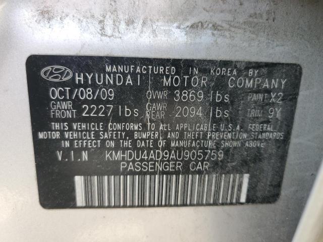 Photo 11 VIN: KMHDU4AD9AU905759 - HYUNDAI ELANTRA BL 