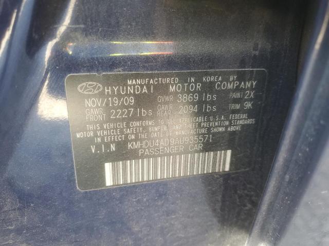 Photo 11 VIN: KMHDU4AD9AU935571 - HYUNDAI ELANTRA 