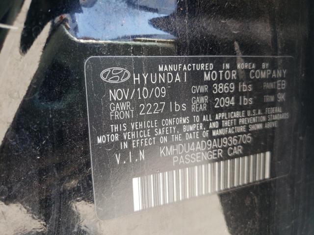 Photo 9 VIN: KMHDU4AD9AU936705 - HYUNDAI ELANTRA BL 