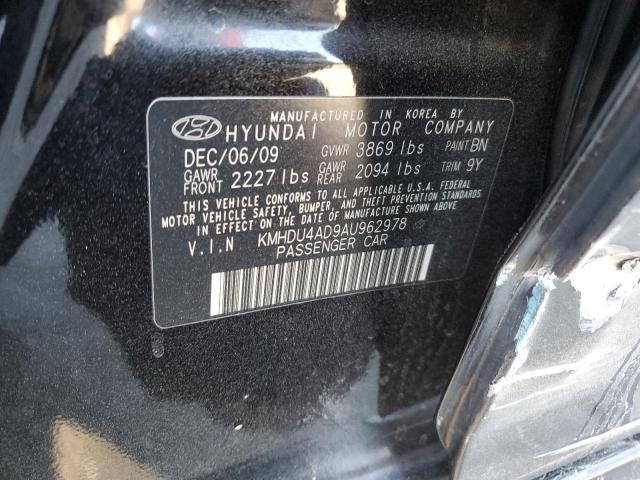 Photo 11 VIN: KMHDU4AD9AU962978 - HYUNDAI ELANTRA 