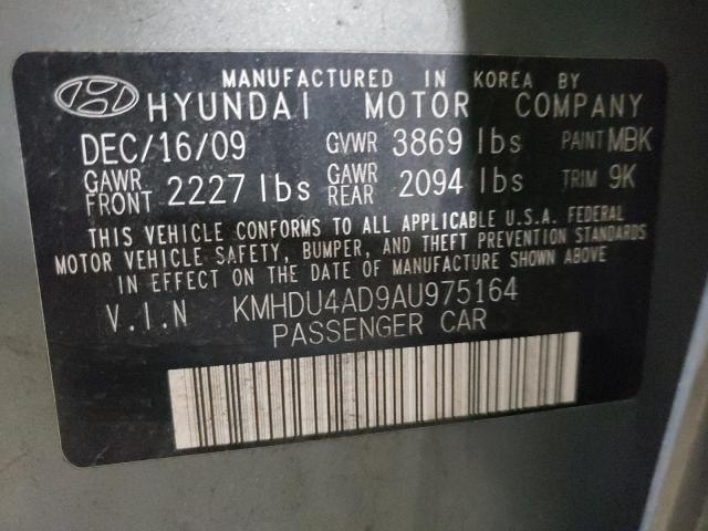 Photo 9 VIN: KMHDU4AD9AU975164 - HYUNDAI ELANTRA BL 