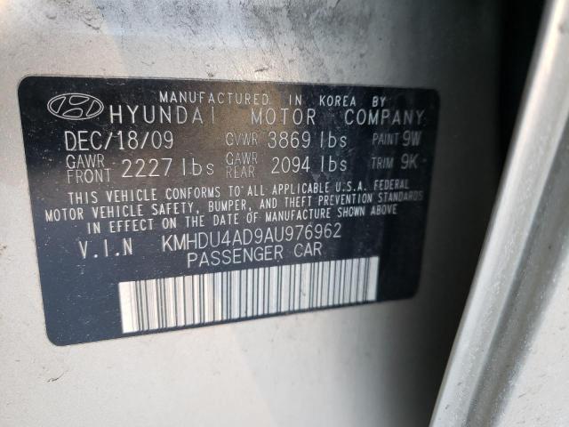 Photo 12 VIN: KMHDU4AD9AU976962 - HYUNDAI ELANTRA BL 