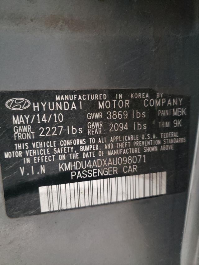 Photo 9 VIN: KMHDU4ADXAU098071 - HYUNDAI ELANTRA BL 