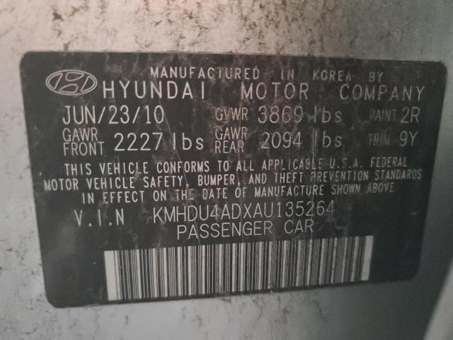 Photo 11 VIN: KMHDU4ADXAU135264 - HYUNDAI ELANTRA 