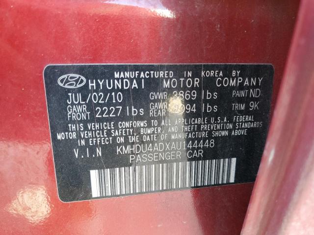 Photo 9 VIN: KMHDU4ADXAU144448 - HYUNDAI ELANTRA BL 