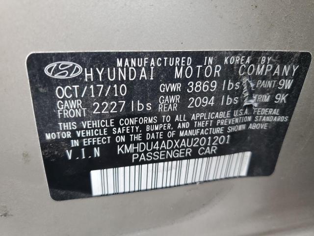 Photo 11 VIN: KMHDU4ADXAU201201 - HYUNDAI ELANTRA BL 