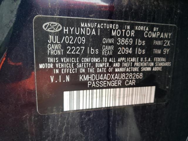 Photo 11 VIN: KMHDU4ADXAU828268 - HYUNDAI ELANTRA BL 