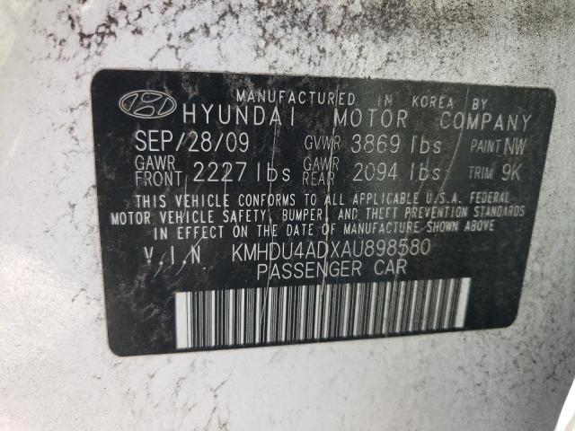 Photo 11 VIN: KMHDU4ADXAU898580 - HYUNDAI ELANTRA BL 