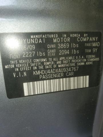 Photo 11 VIN: KMHDU4ADXAU934767 - HYUNDAI ELANTRA BL 