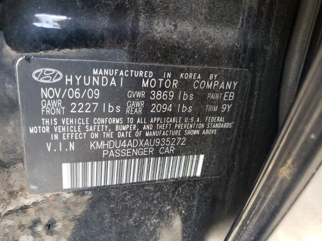 Photo 9 VIN: KMHDU4ADXAU935272 - HYUNDAI ELANTRA BL 