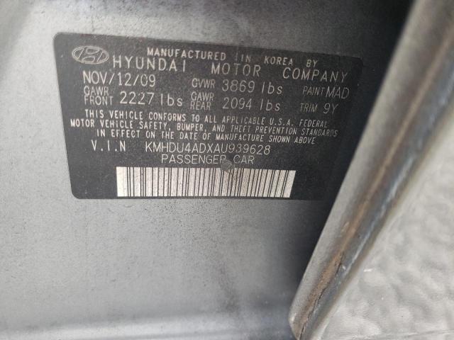 Photo 9 VIN: KMHDU4ADXAU939628 - HYUNDAI ELANTRA BL 