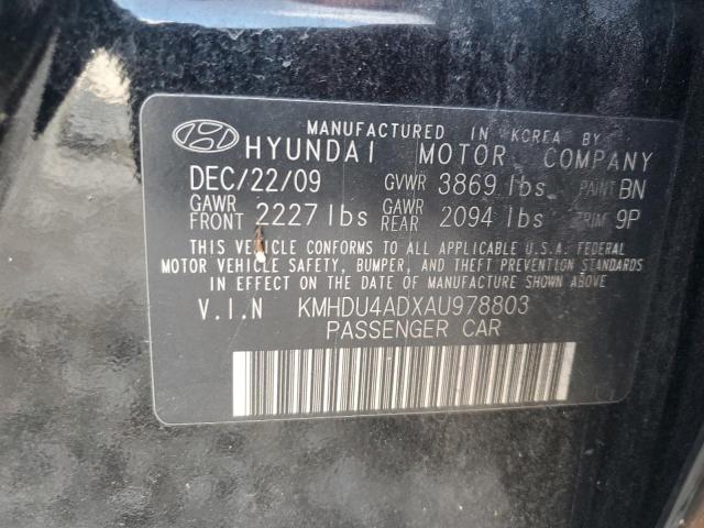 Photo 11 VIN: KMHDU4ADXAU978803 - HYUNDAI ELANTRA 