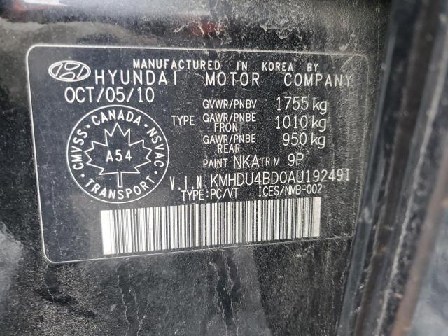 Photo 11 VIN: KMHDU4BD0AU192491 - HYUNDAI ELANTRA BL 