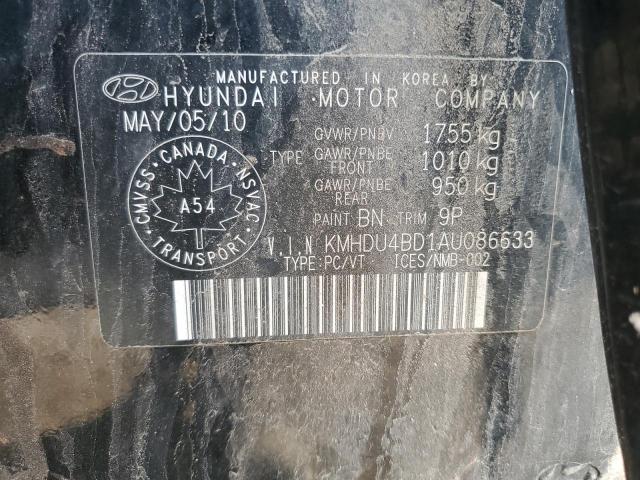 Photo 11 VIN: KMHDU4BD1AU086633 - HYUNDAI ELANTRA BL 