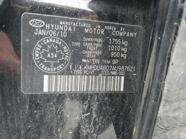 Photo 11 VIN: KMHDU4BD7AU987621 - HYUNDAI ELANTRA BL 