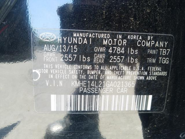 Photo 9 VIN: KMHE14L21GA021365 - HYUNDAI SONATA PLU 