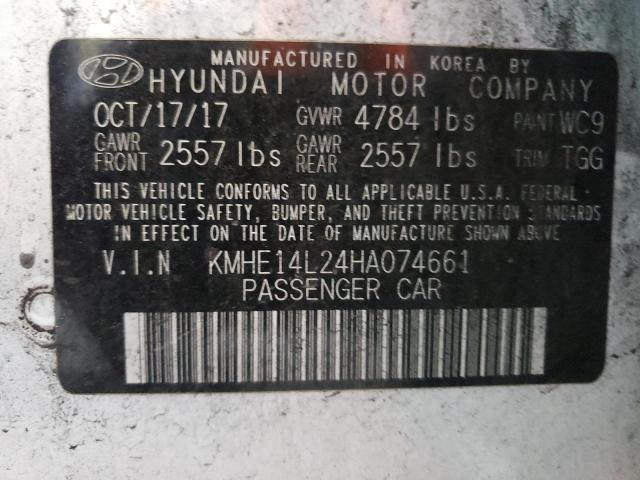 Photo 9 VIN: KMHE14L24HA074661 - HYUNDAI SONATA PLU 