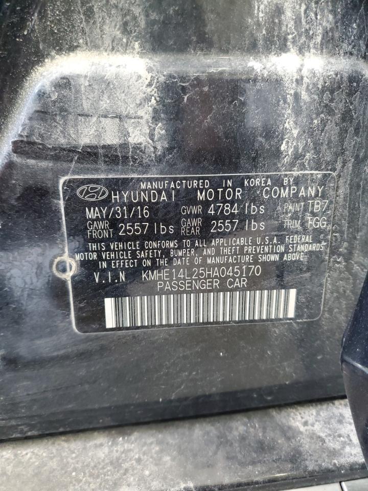 Photo 11 VIN: KMHE14L25HA045170 - HYUNDAI SONATA 