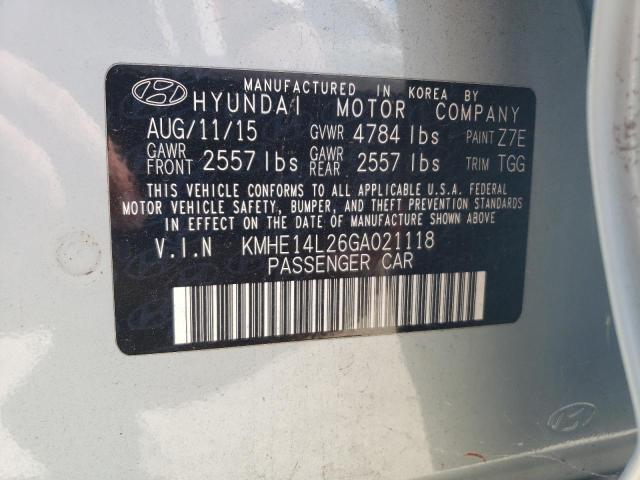 Photo 11 VIN: KMHE14L26GA021118 - HYUNDAI SONATA 