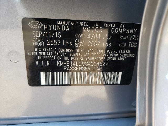 Photo 9 VIN: KMHE14L29GA024627 - HYUNDAI SONATA PLU 