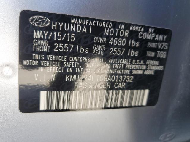 Photo 11 VIN: KMHE24L10GA013732 - HYUNDAI SONATA 