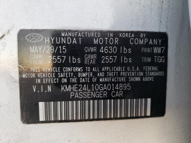 Photo 12 VIN: KMHE24L10GA014895 - HYUNDAI SONATA 