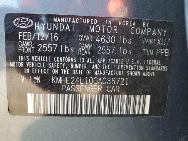 Photo 9 VIN: KMHE24L10GA036721 - HYUNDAI SONATA 