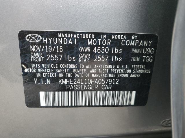 Photo 11 VIN: KMHE24L10HA057912 - HYUNDAI SONATA 