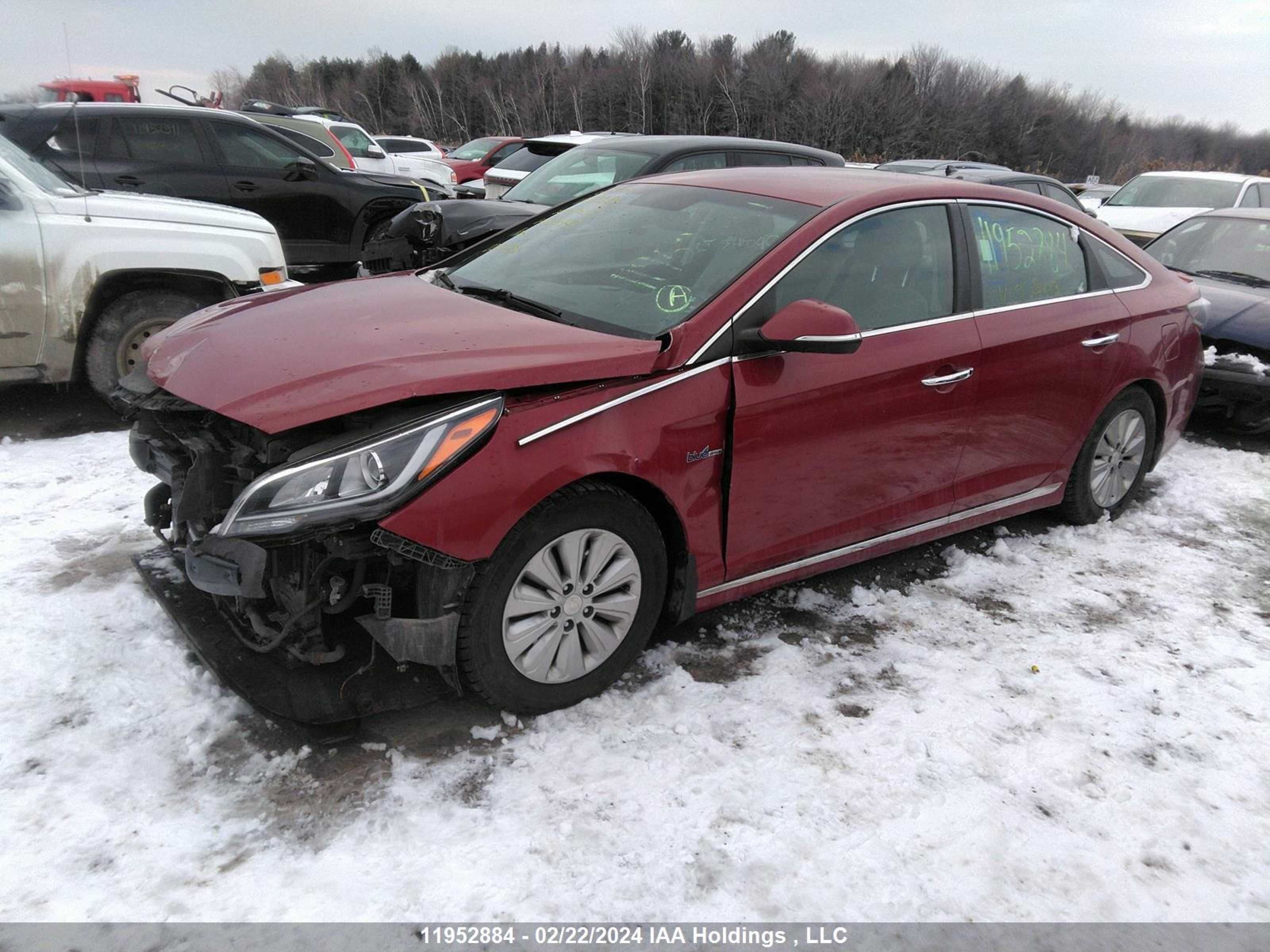 Photo 1 VIN: KMHE24L11GA008443 - HYUNDAI SONATA 