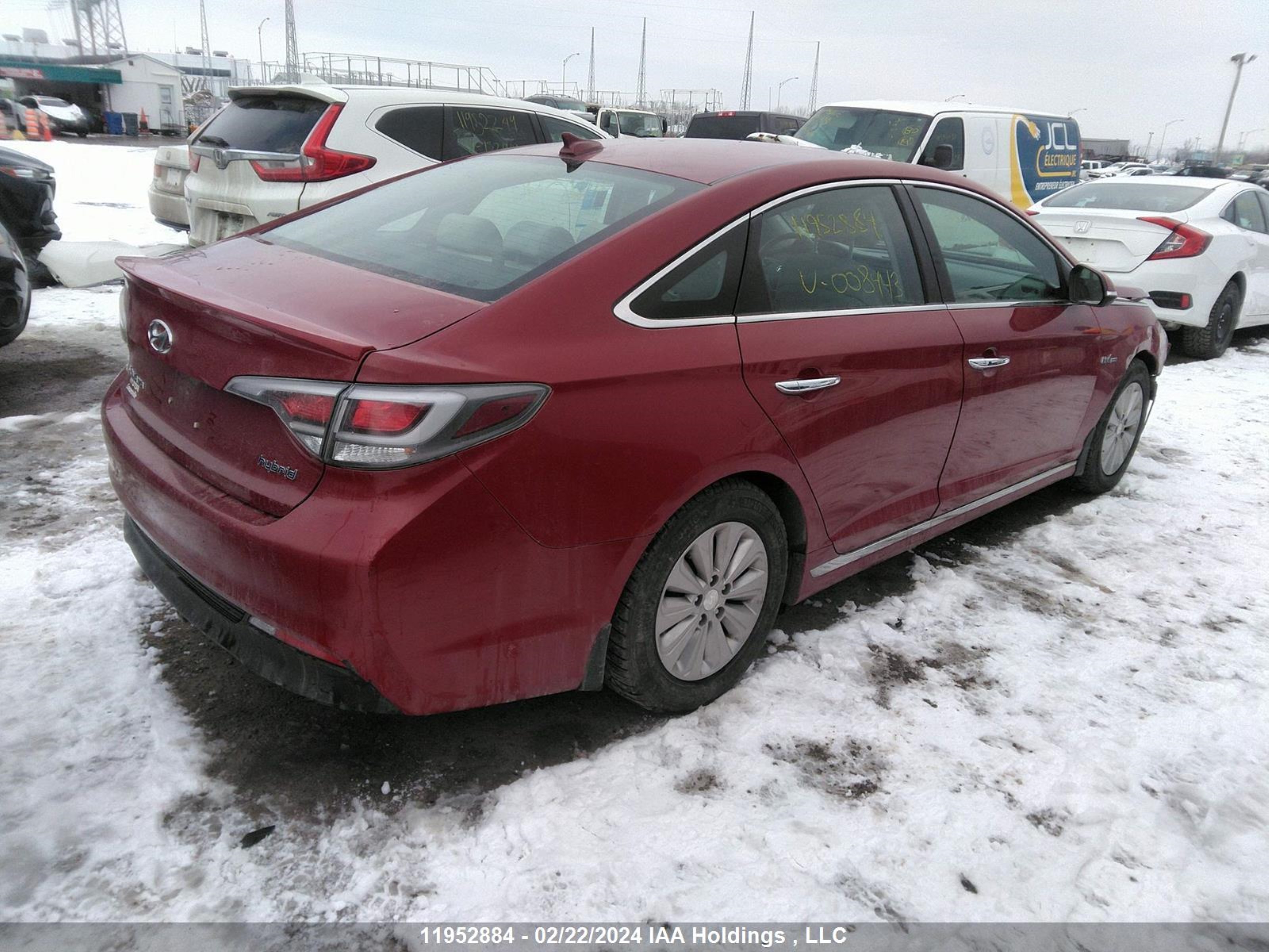 Photo 3 VIN: KMHE24L11GA008443 - HYUNDAI SONATA 