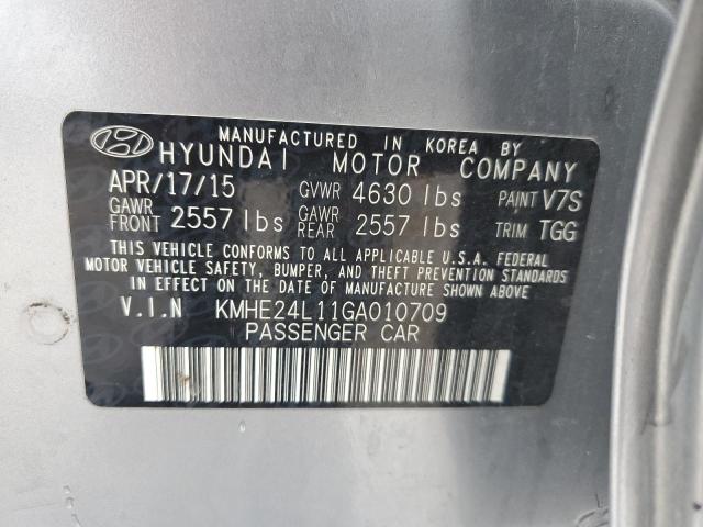 Photo 11 VIN: KMHE24L11GA010709 - HYUNDAI SONATA HYB 