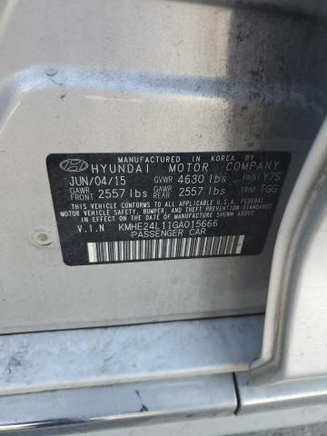 Photo 11 VIN: KMHE24L11GA015666 - HYUNDAI SONATA HYB 