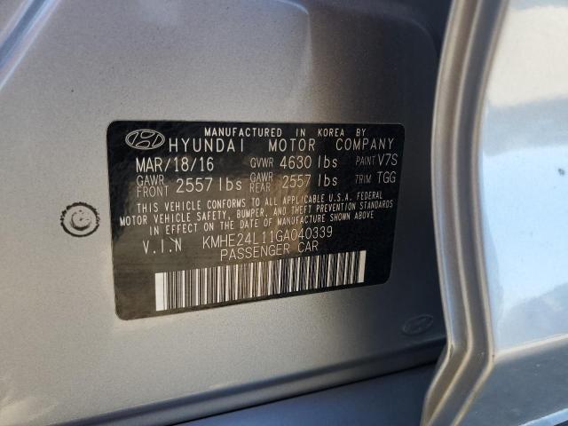 Photo 12 VIN: KMHE24L11GA040339 - HYUNDAI SONATA HYB 