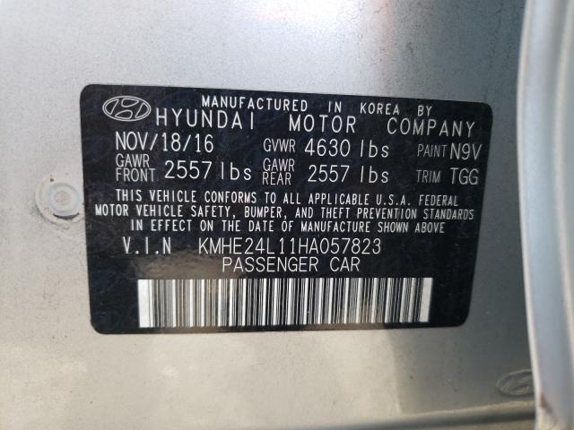 Photo 9 VIN: KMHE24L11HA057823 - HYUNDAI SONATA HYB 