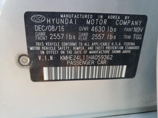 Photo 11 VIN: KMHE24L11HA059362 - HYUNDAI SONATA HYB 