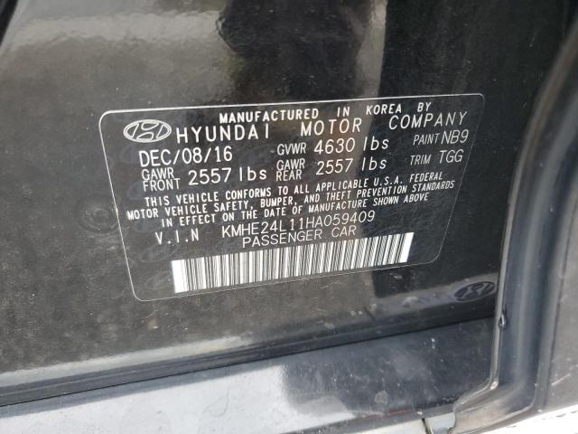 Photo 12 VIN: KMHE24L11HA059409 - HYUNDAI SONATA HYB 