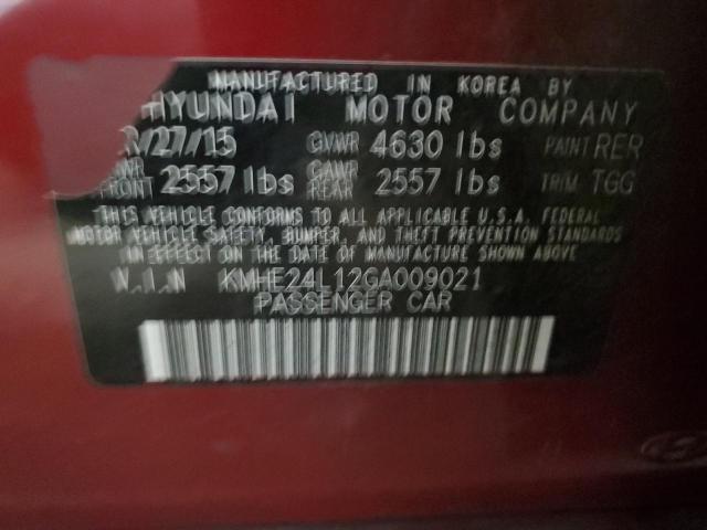 Photo 11 VIN: KMHE24L12GA009021 - HYUNDAI SONATA 