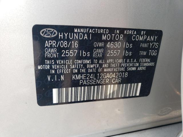 Photo 11 VIN: KMHE24L12GA042018 - HYUNDAI SONATA HYB 