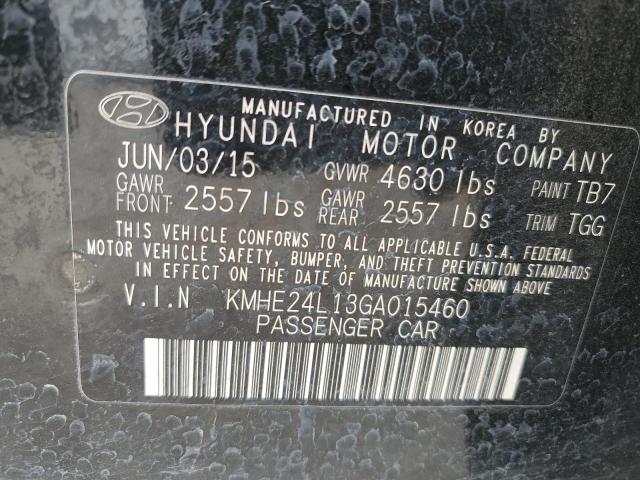 Photo 12 VIN: KMHE24L13GA015460 - HYUNDAI SONATA HYB 