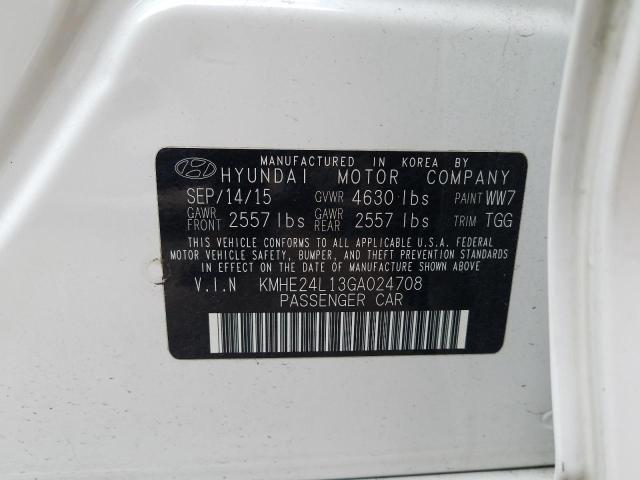 Photo 9 VIN: KMHE24L13GA024708 - HYUNDAI SONATA HYB 