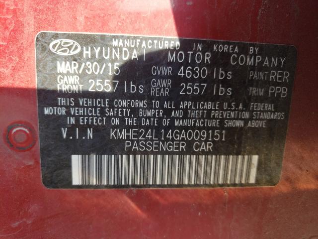 Photo 9 VIN: KMHE24L14GA009151 - HYUNDAI SONATA HYB 