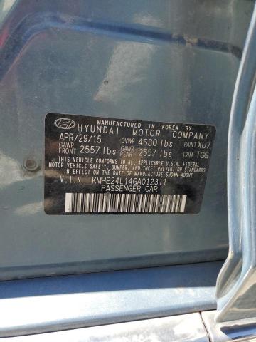 Photo 11 VIN: KMHE24L14GA012311 - HYUNDAI SONATA HYB 