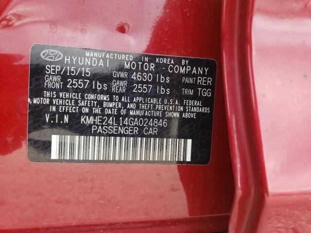 Photo 11 VIN: KMHE24L14GA024846 - HYUNDAI SONATA HYB 