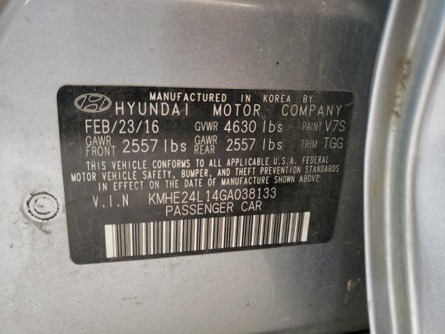 Photo 9 VIN: KMHE24L14GA038133 - HYUNDAI SONATA HYB 