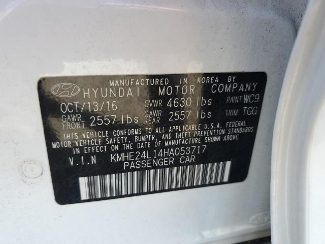 Photo 12 VIN: KMHE24L14HA053717 - HYUNDAI SONATA HYB 