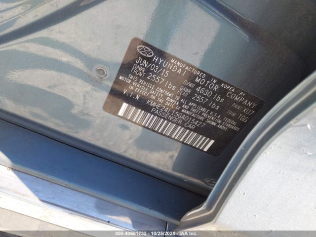 Photo 8 VIN: KMHE24L15GA015427 - HYUNDAI SONATA 