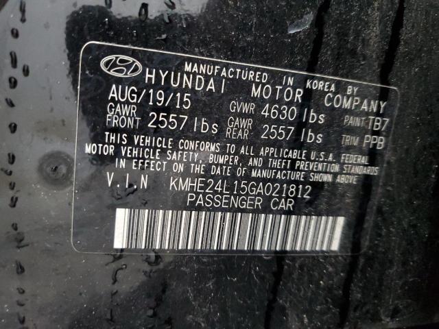 Photo 9 VIN: KMHE24L15GA021812 - HYUNDAI SONATA HYB 