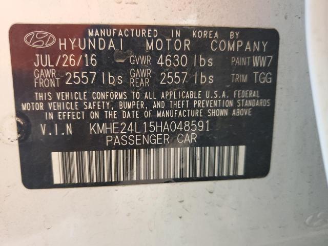 Photo 12 VIN: KMHE24L15HA048591 - HYUNDAI SONATA HYB 