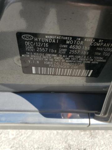 Photo 12 VIN: KMHE24L15HA059736 - HYUNDAI SONATA HYB 